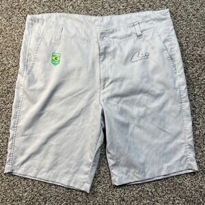 WoolLine Men's Size Medium Olympic Golf Course Gray Performance Rio Embroidery